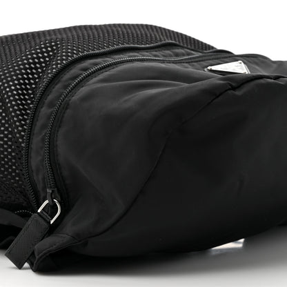 Prada Re-Nylon Saffiano Convertible Belt Bag Black 16 of 17