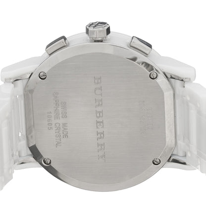Burberry Stainless Steel Ceramic 38mm Chronograph Quartz Watch White BU9080 4 of 4