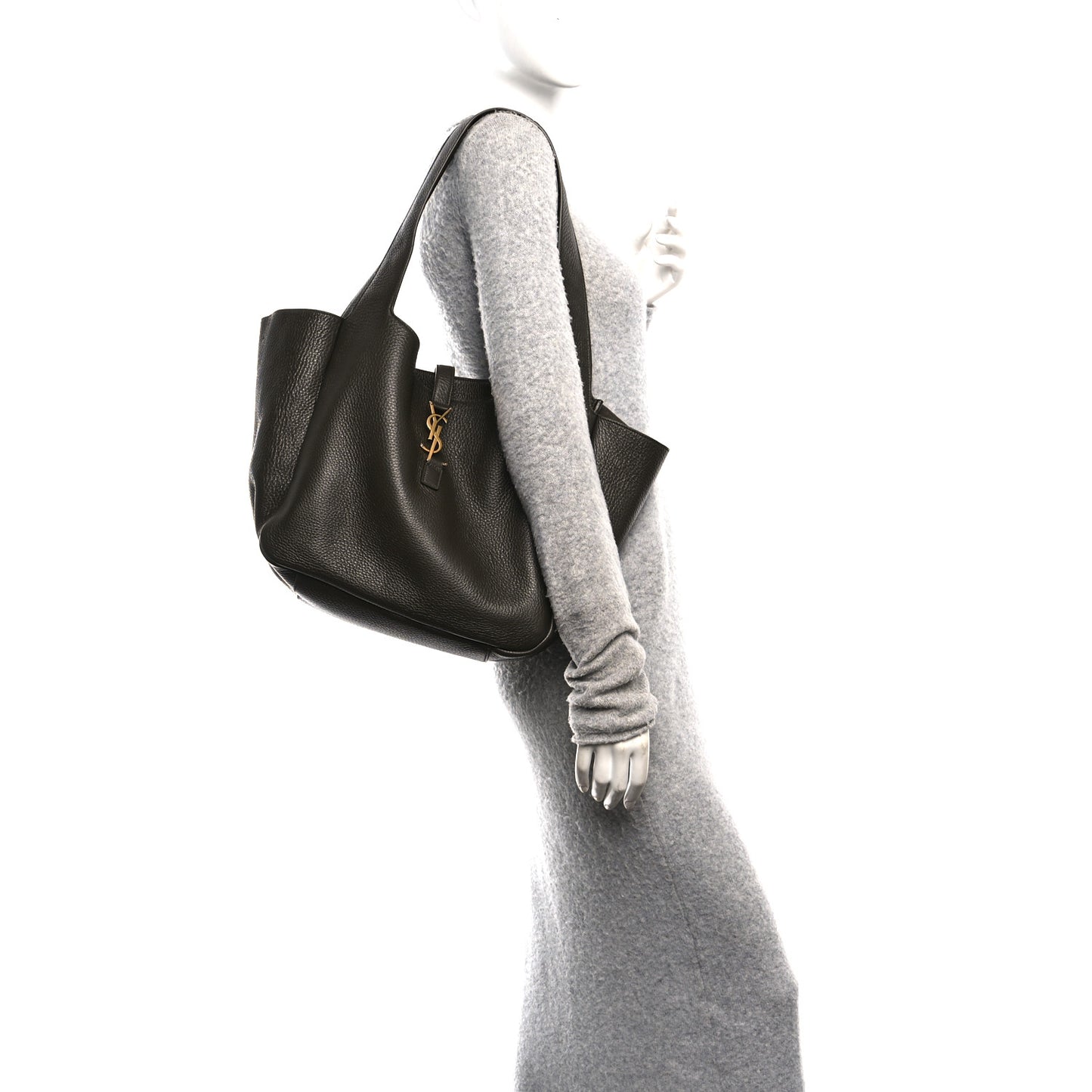 Grained Deerskin Bea Tote Musk
