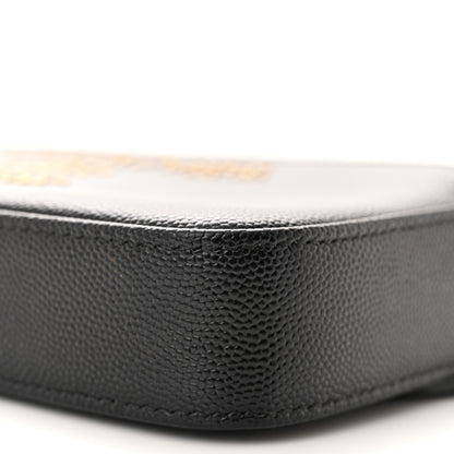 Chanel Caviar Studded Small Deauville Clutch With Chain Black 11 of 12