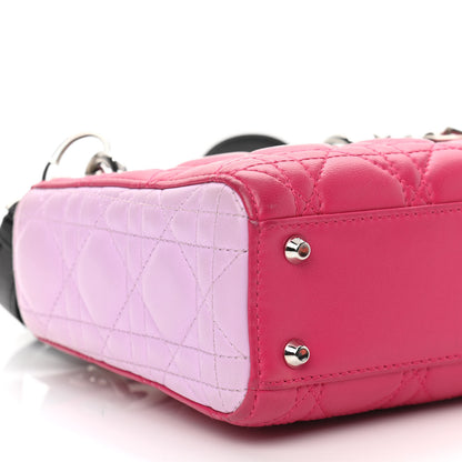 Christian Dior Lambskin Cannage Mini Lady Dior Multicolor 4 of 10