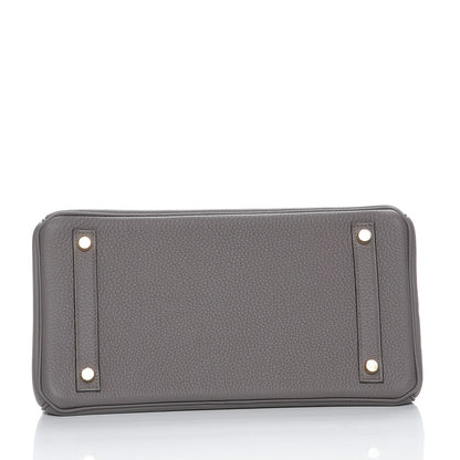 Hermes Togo Birkin 30 Etain 6 of 25