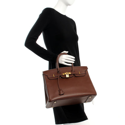 Hermes Ardennes Birkin 35 Chocolate 2 of 25