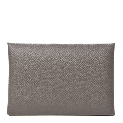 Hermes Epsom Verso Calvi Card Case Etain Vert Criquet 1 of 7