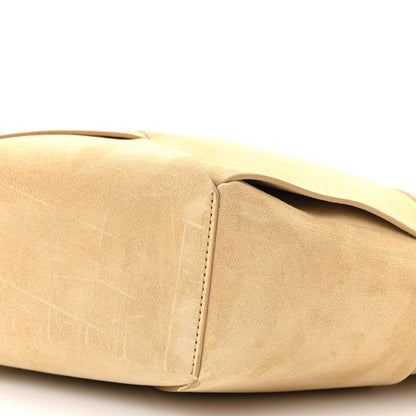 Bottega Veneta Suede Maxi Intrecciato Tote Cane Sugar Tapioca 10 of 12