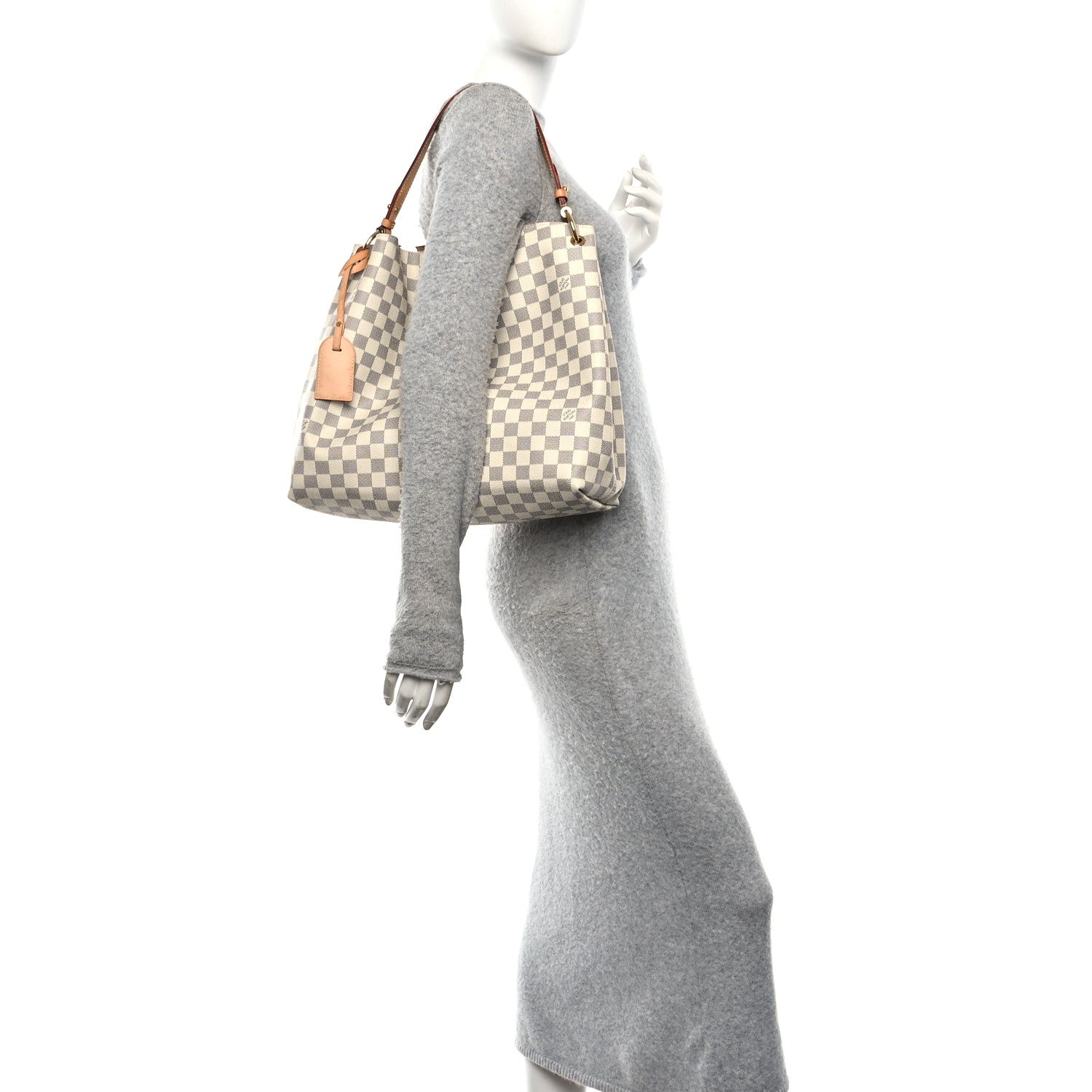 Louis Vuitton Damier Azur Graceful MM 2 of 10
