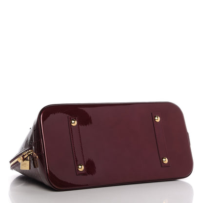 Louis Vuitton Vernis Alma GM Rouge Fauviste 4 of 9