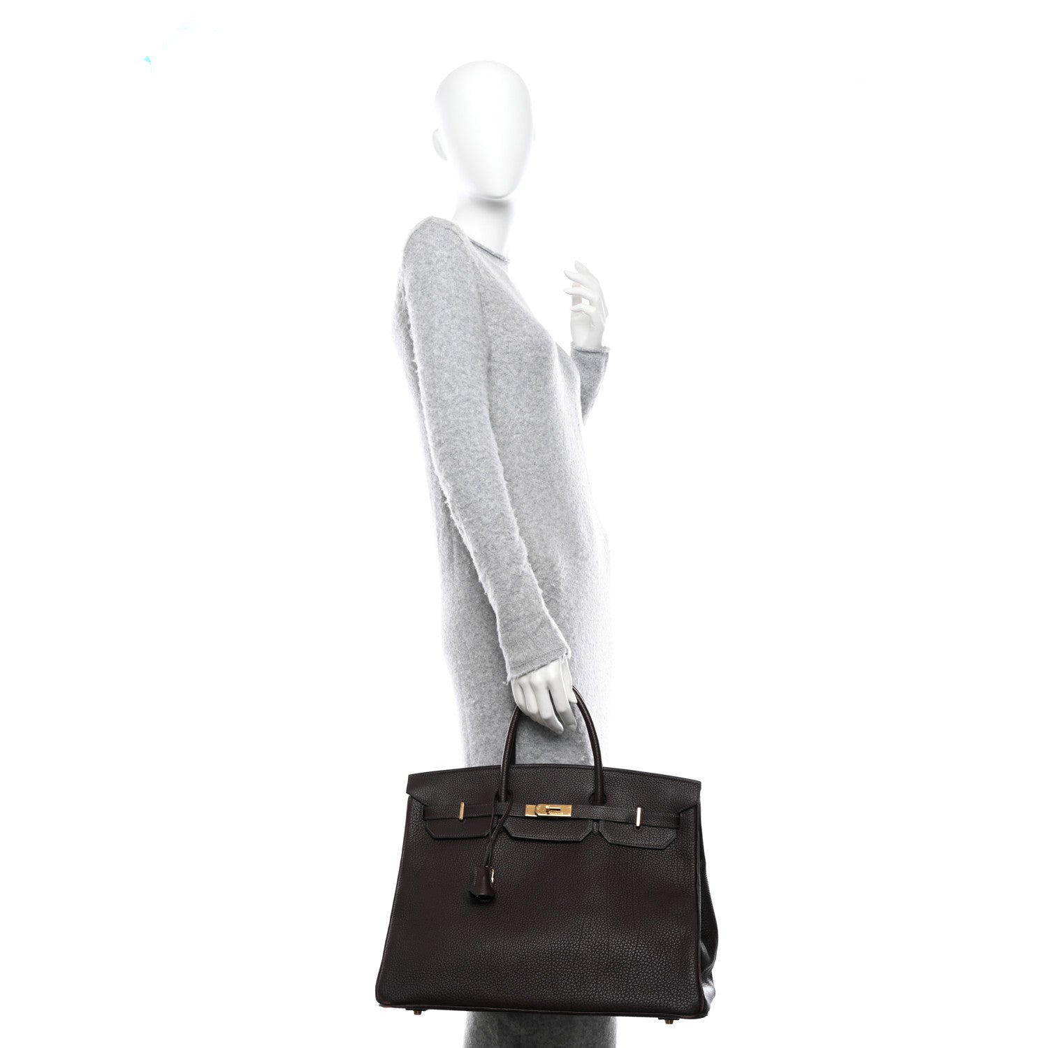 Hermes Fjord Birkin 40 Chocolate 2 of 11