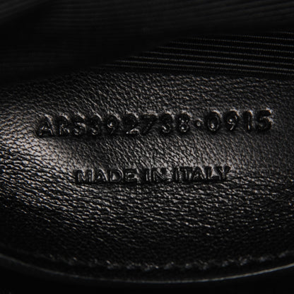 Saint Laurent Sheepskin Matelasse Chevron Monogram Large College Satchel Black 8 of 8