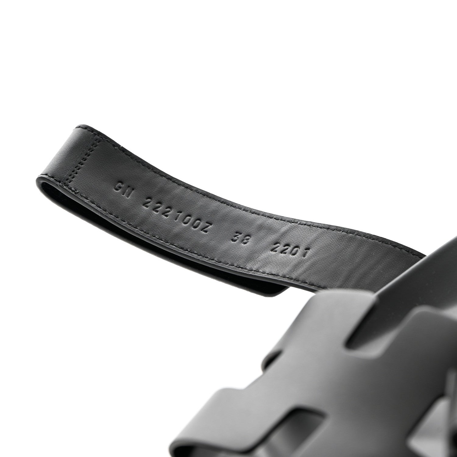 Hermes Calfskin Womens Chypre Sandals 38 Black 6 of 9