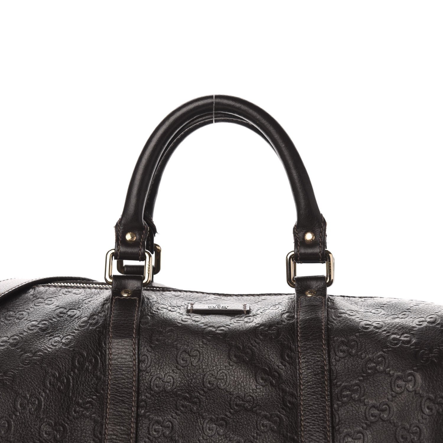 Gucci Guccissima Large Carry On Duffle Chocolate 15 of 15