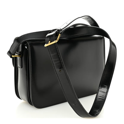 Celine Shiny Calfskin Medium Triomphe Black 3 of 11