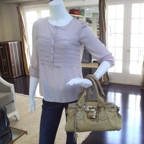 Leather Paddington Bag Maize