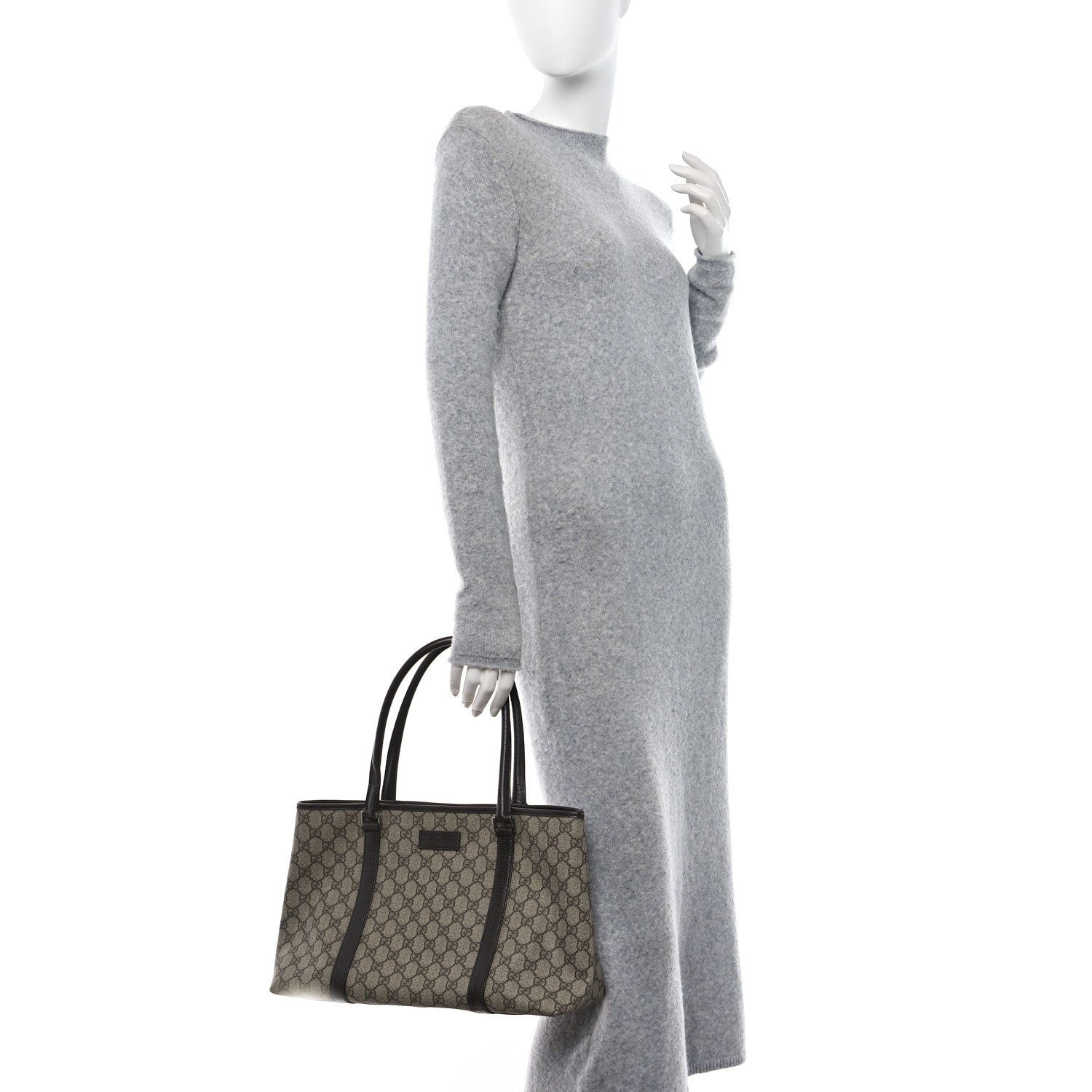 Gucci GG Plus Monogram Medium Joy Tote Dark Brown 2 of 14
