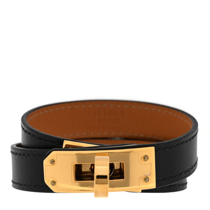 Hermes Box Kelly Double Tour Bracelet T2 Black 1 of 5