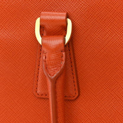 Prada Saffiano Lux Medium Tote Papaya 17 of 17