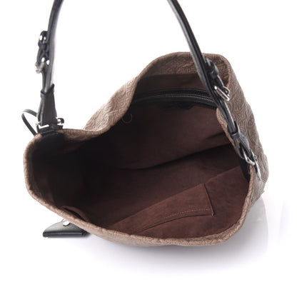 Louis Vuitton Lambskin Antheia Hobo PM Olive 5 of 10