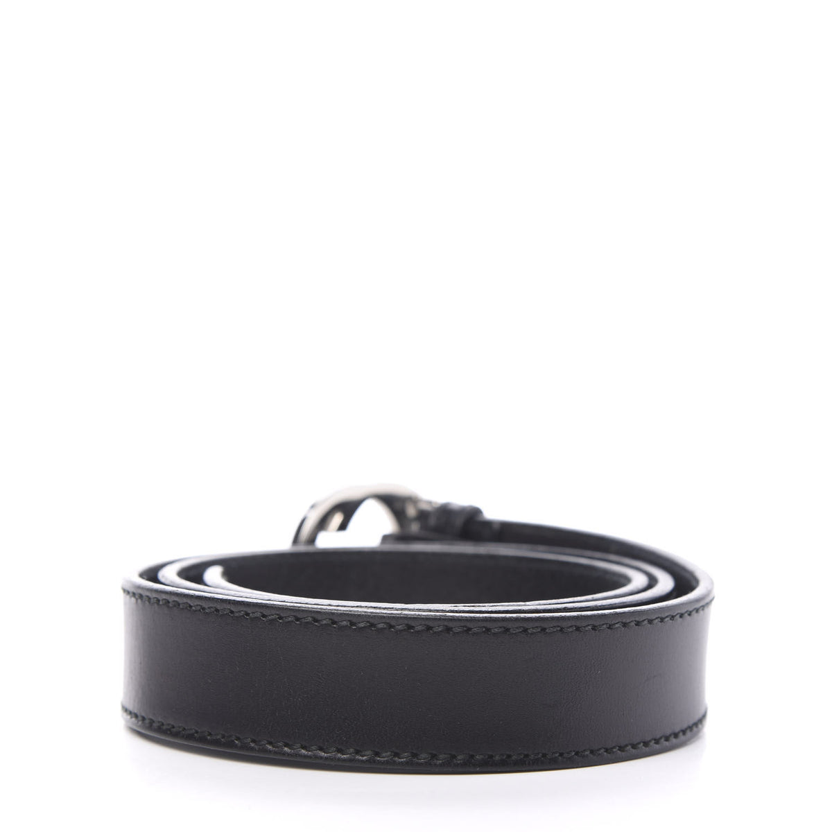 Gucci Calfskin Interlocking G Belt 85 34 Black 2 of 6