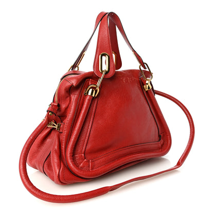 Chloe Calfskin Medium Paraty Red 3 of 11