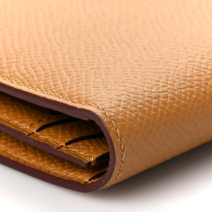 Hermes Epsom Bearn Gusset Wallet Sesame 8 of 10