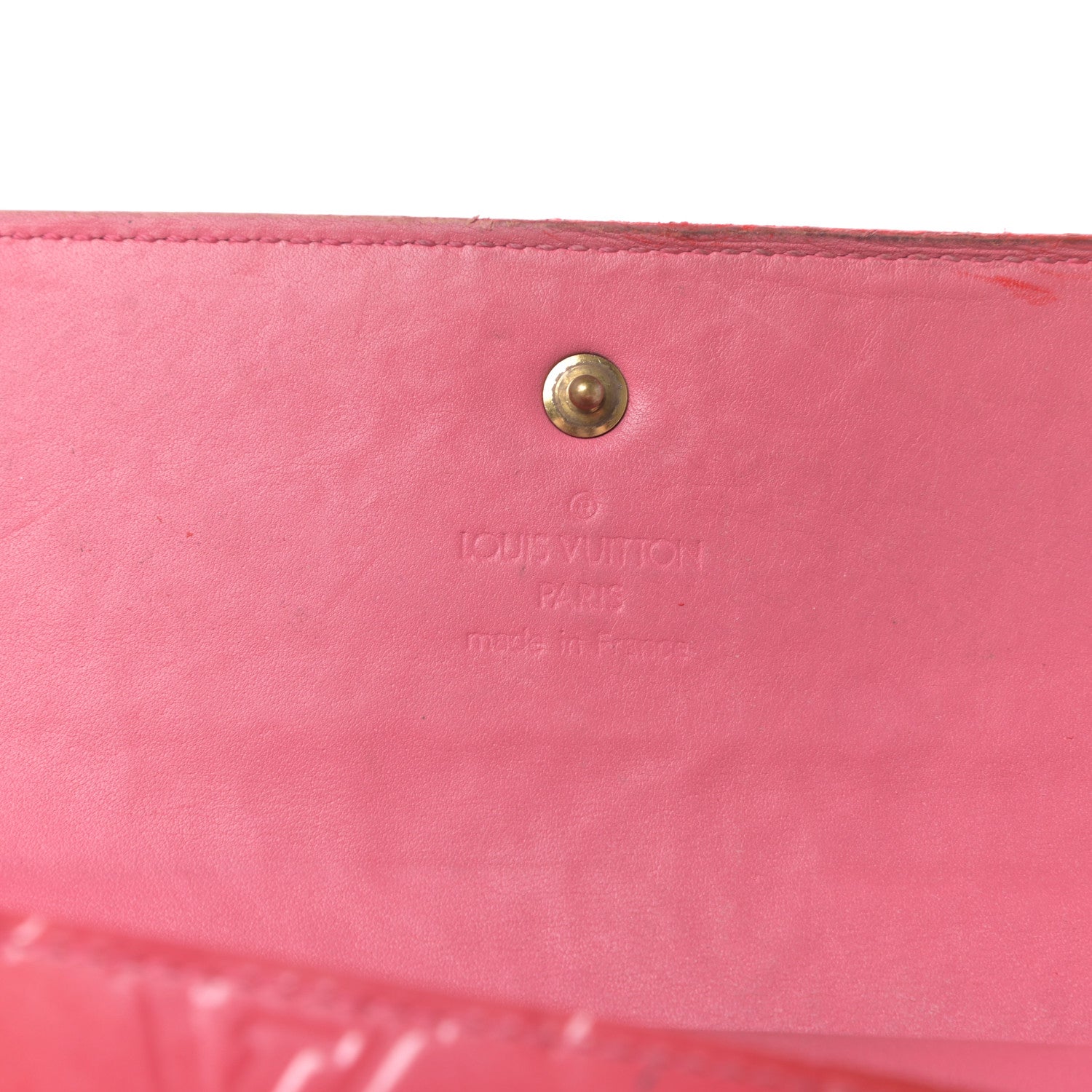 Louis Vuitton Vernis Porte Tresor International Wallet Framboise 6 of 8