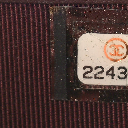 Chanel Caviar Chevron Quilted Compact Flap Wallet Black 7 of 10