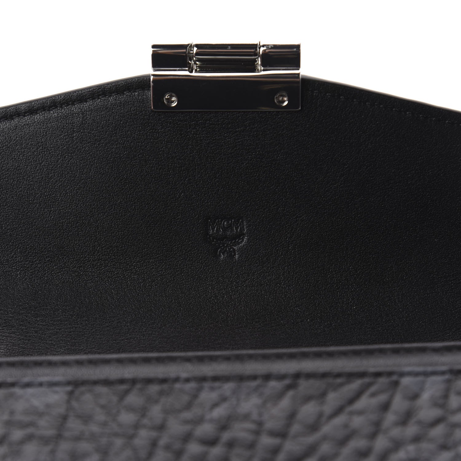 MCM Visetos Large Patricia Wallet On Chain Black 7 of 9