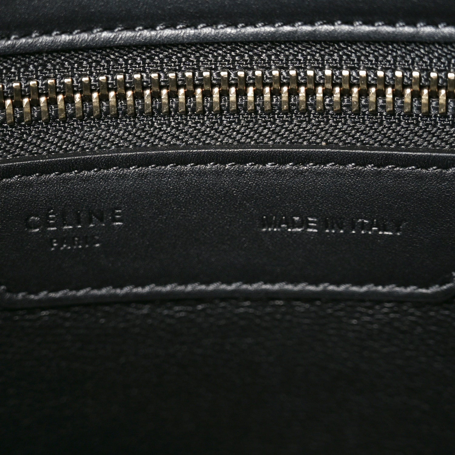 Celine Felt Smooth Calfskin Micro Tri-Color Luggage Brown Black 6 of 9