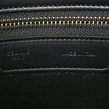 Celine Felt Smooth Calfskin Micro Tri-Color Luggage Brown Black 6 of 9