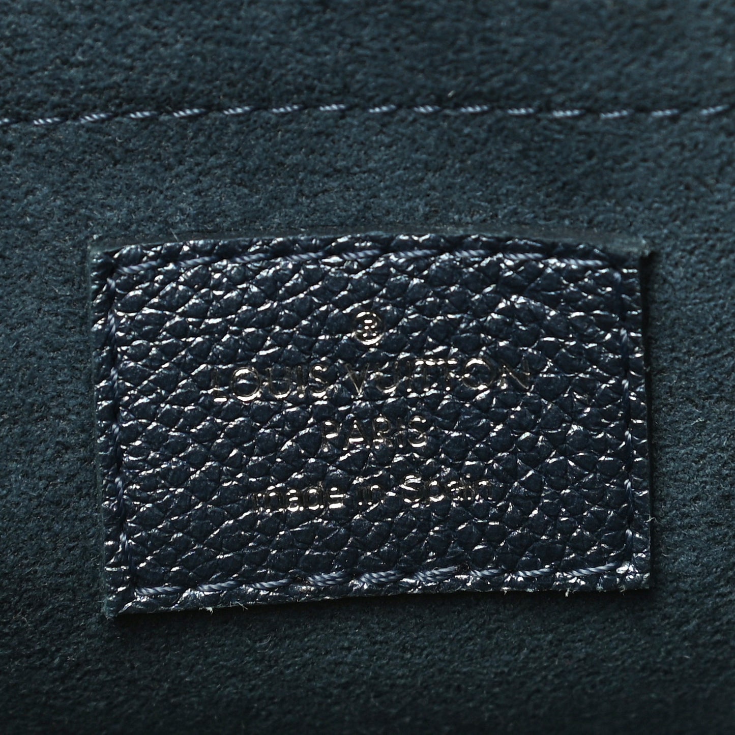 Metallic Empreinte Monogram Giant Speedy Bandouliere 20 Navy Nacre