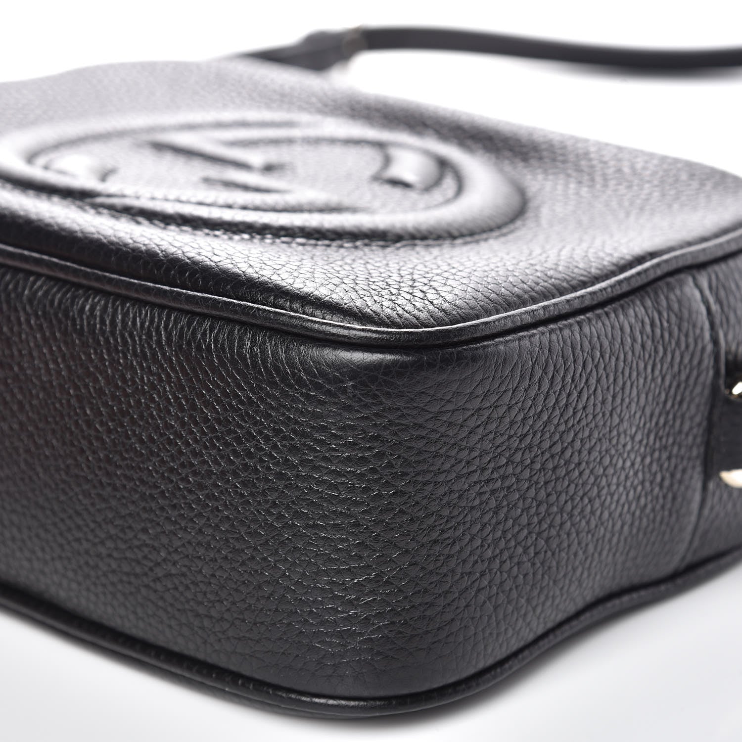 Gucci Pebbled Calfskin Small Soho Disco Bag Black 9 of 9