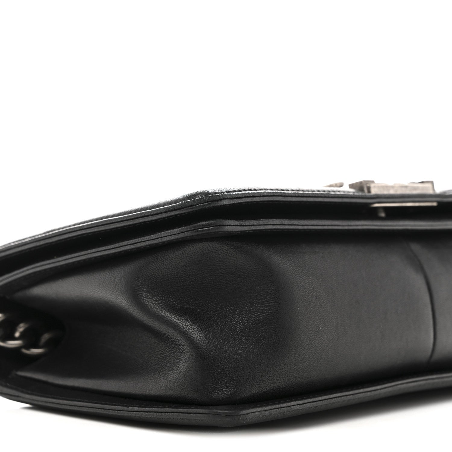 Chanel Lambskin Quilted Medium Boy Flap Black 9 of 13