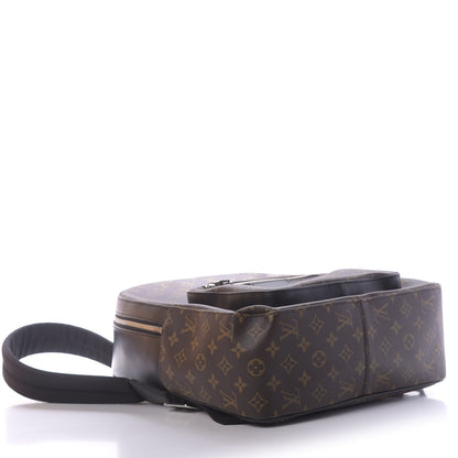Louis Vuitton Monogram Macassar Josh Backpack 3 of 10