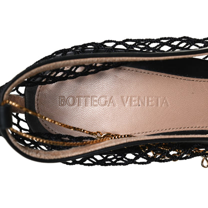 Bottega Veneta Mesh Nappa Chunky Chain Sandals 40 Black 9 of 11