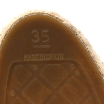 Chanel Tweed Grosgrain CC Espadrilles 35 Pink 9 of 10