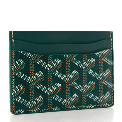 Goyard Goyardine Saint Sulpice Card Holder Green 3 of 7