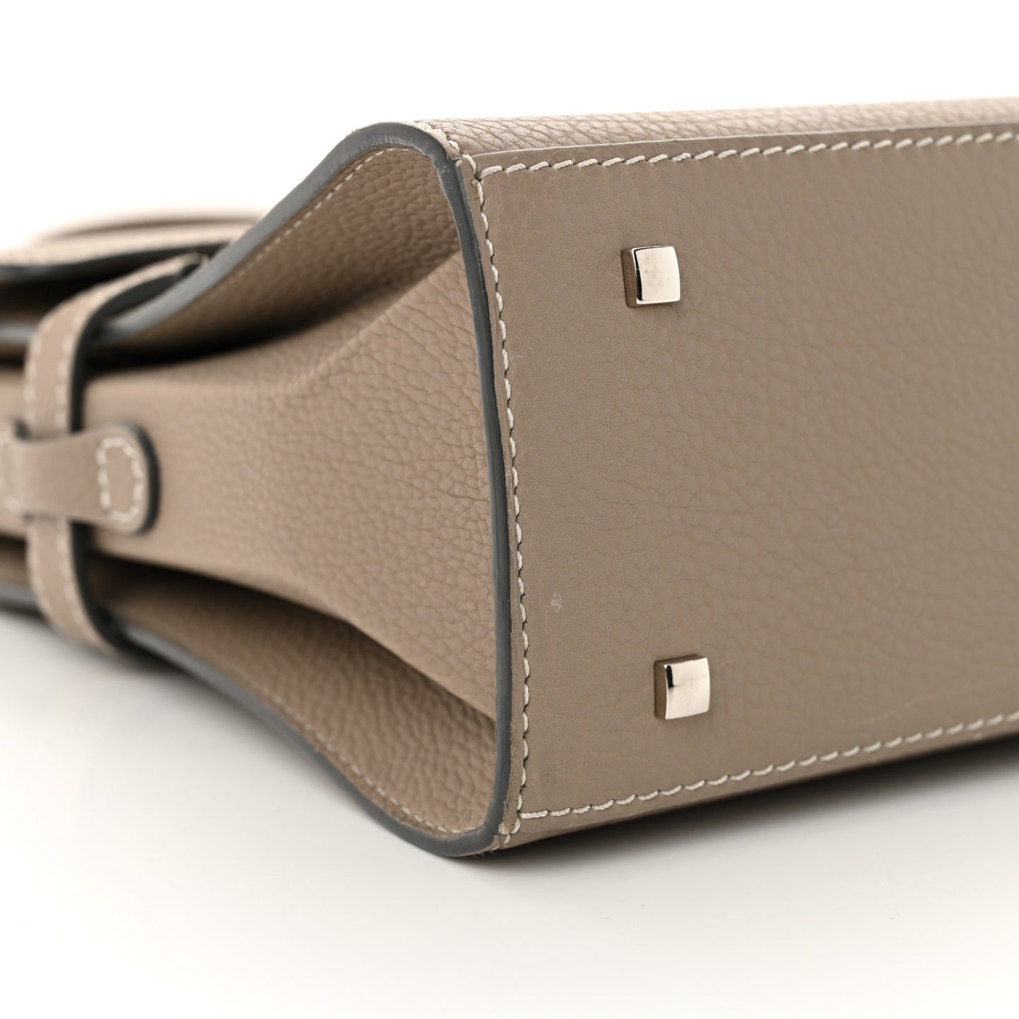 Crispy Calfskin Mini Tempete Satchel Tourterelle