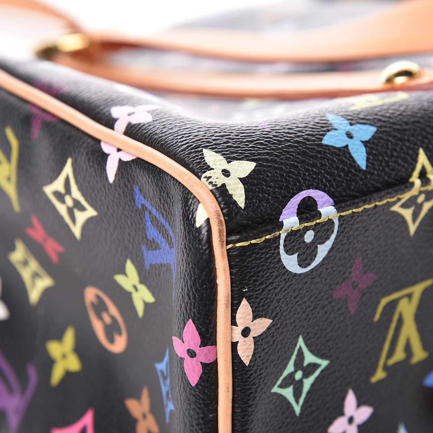 Louis Vuitton Monogram Multicolor Aurelia MM Black 9 of 12