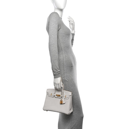 Hermes Togo Birkin 25 Gris Pale 2 of 11