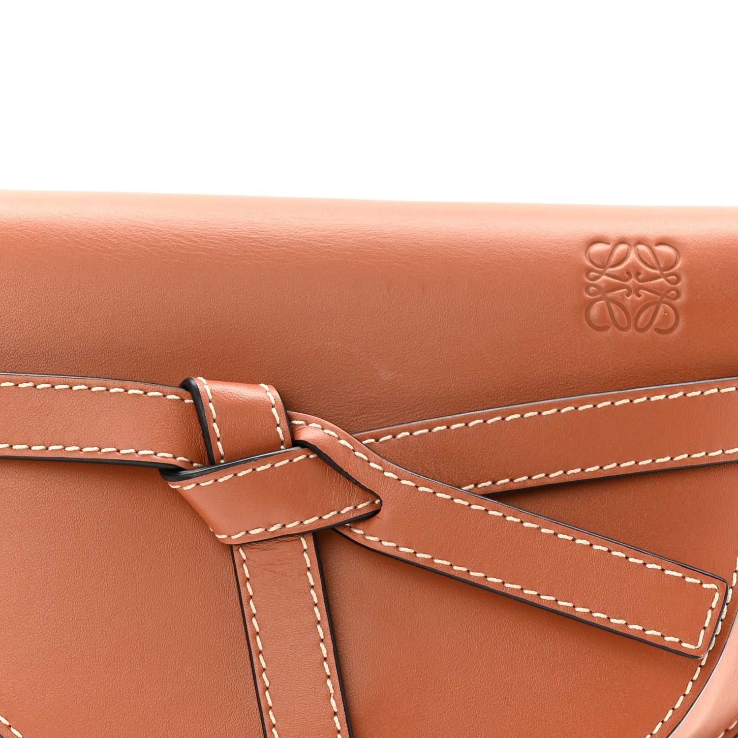 Loewe Calfskin Mini Gate Dual Bag Tan 8 of 10