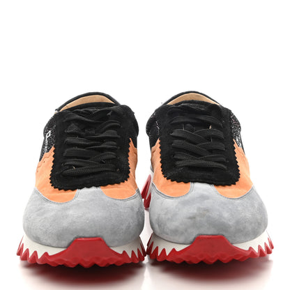 Christian Louboutin Suede Mens Loubishark Sneakers 43.5 Multicolor 2 of 9