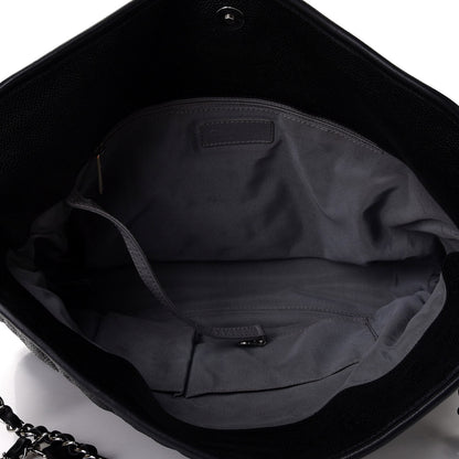 Chanel Caviar Quilted French Riviera Hobo Black 4 of 5