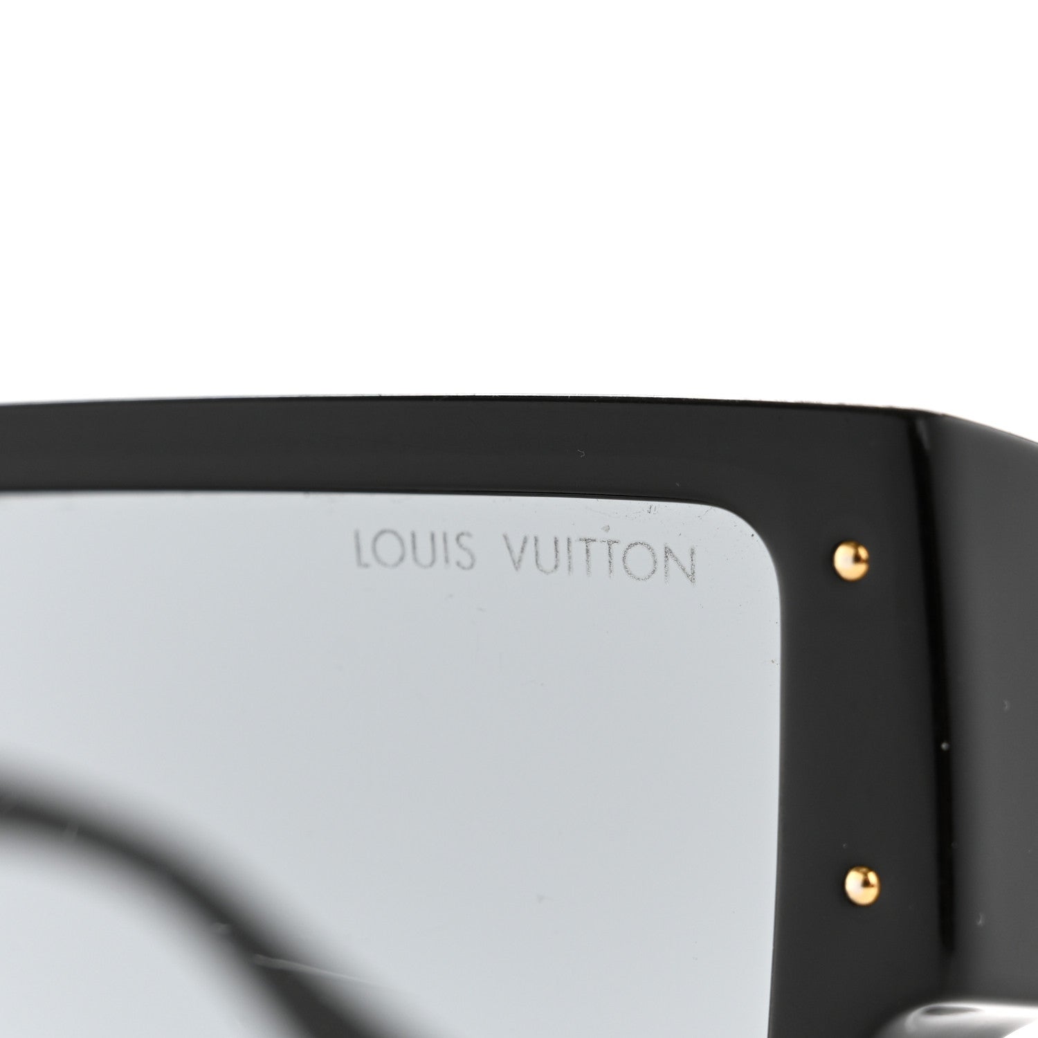 Louis Vuitton Acetate Swarovski Crystal Cyclone Sunglasses Z1578W Black 7 of 10