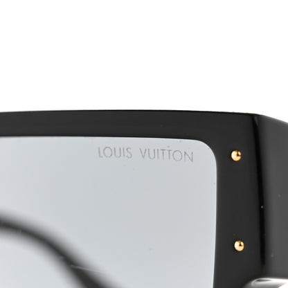 Louis Vuitton Acetate Swarovski Crystal Cyclone Sunglasses Z1578W Black 7 of 10
