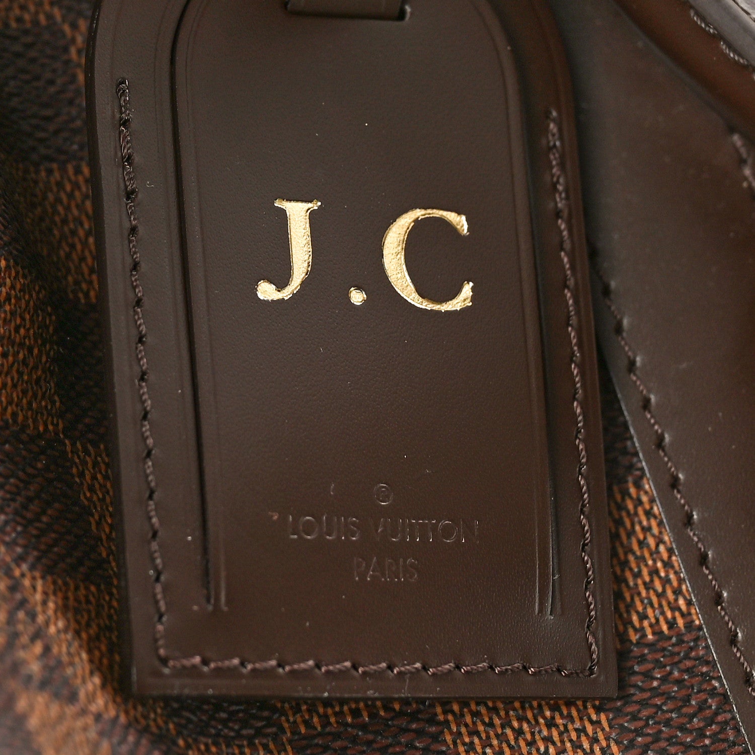 Louis Vuitton Damier Ebene Keepall Bandouliere 55 10 of 10