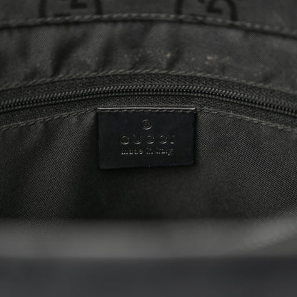 Gucci Nylon Monogram Bamboo Handle Bag Black 6 of 17