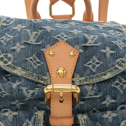 Louis Vuitton Denim Sac a Dos Backpack GM Blue 7 of 14