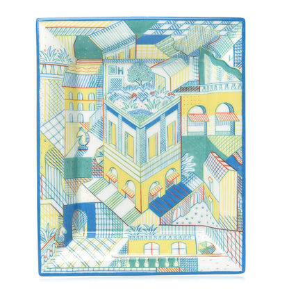 Hermes Limoges Porcelain Les Cavaliers Change Tray 1 of 6