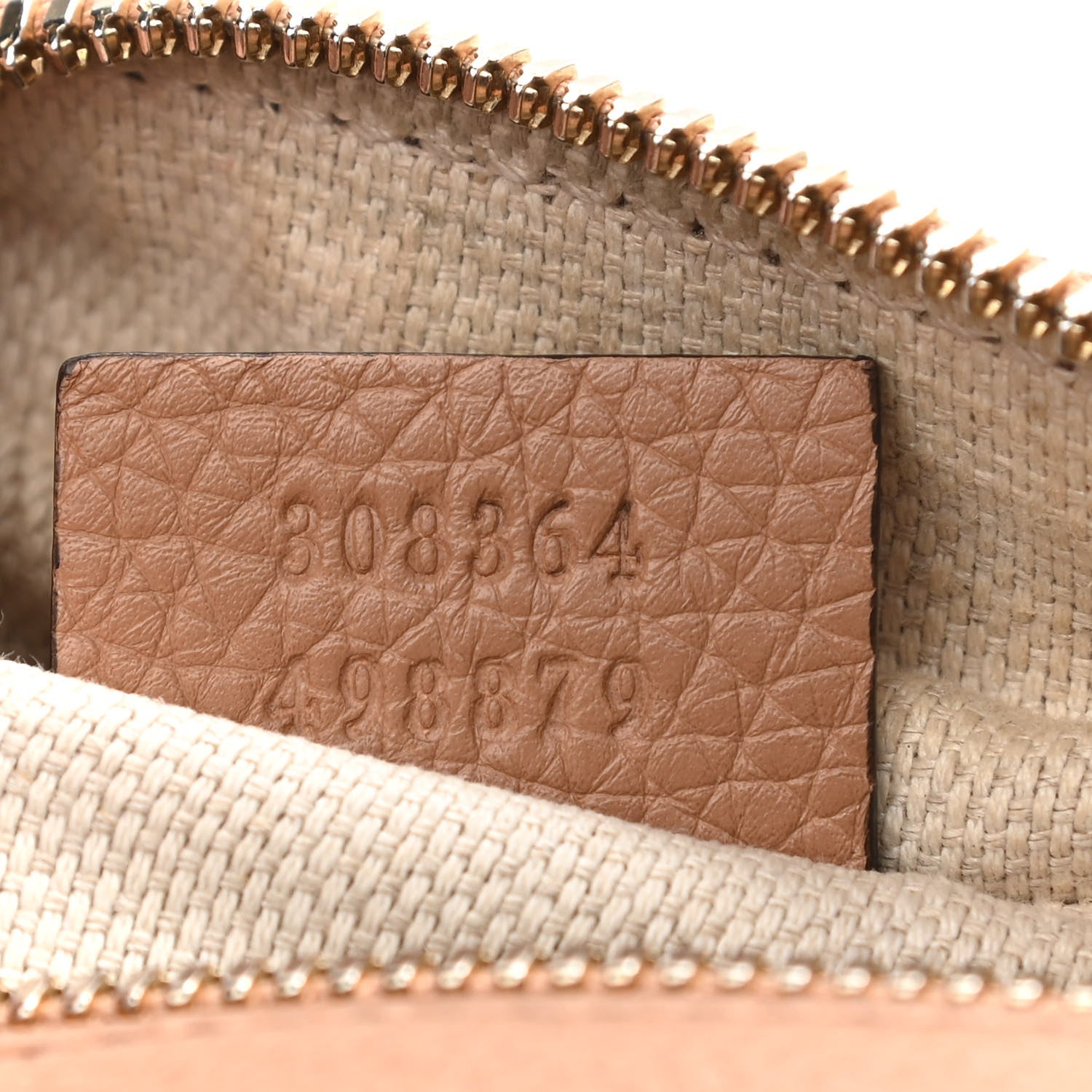 Gucci Pebbled Calfskin Small Soho Disco Bag Camelia 7 of 15