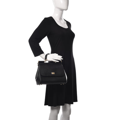 Dolce & Gabbana Dauphine Medium Miss Sicily Satchel Black 2 of 10